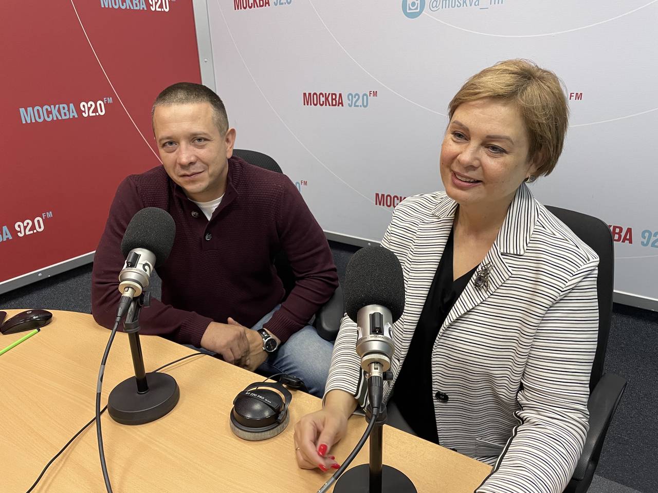 Представитель Общественного совета при УВД по ЮАО ГУ МВД России по г. Москве Лилиана Воронцова и начальник ОУУП ОМВД России по району Царицыно Александр Затолокин выступили в эфире радиостанции «Радио Москвы»