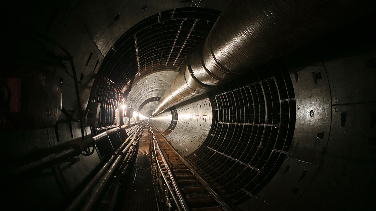 Строительство четырех тоннелей ведется на участке будущей Троицкой линии метро