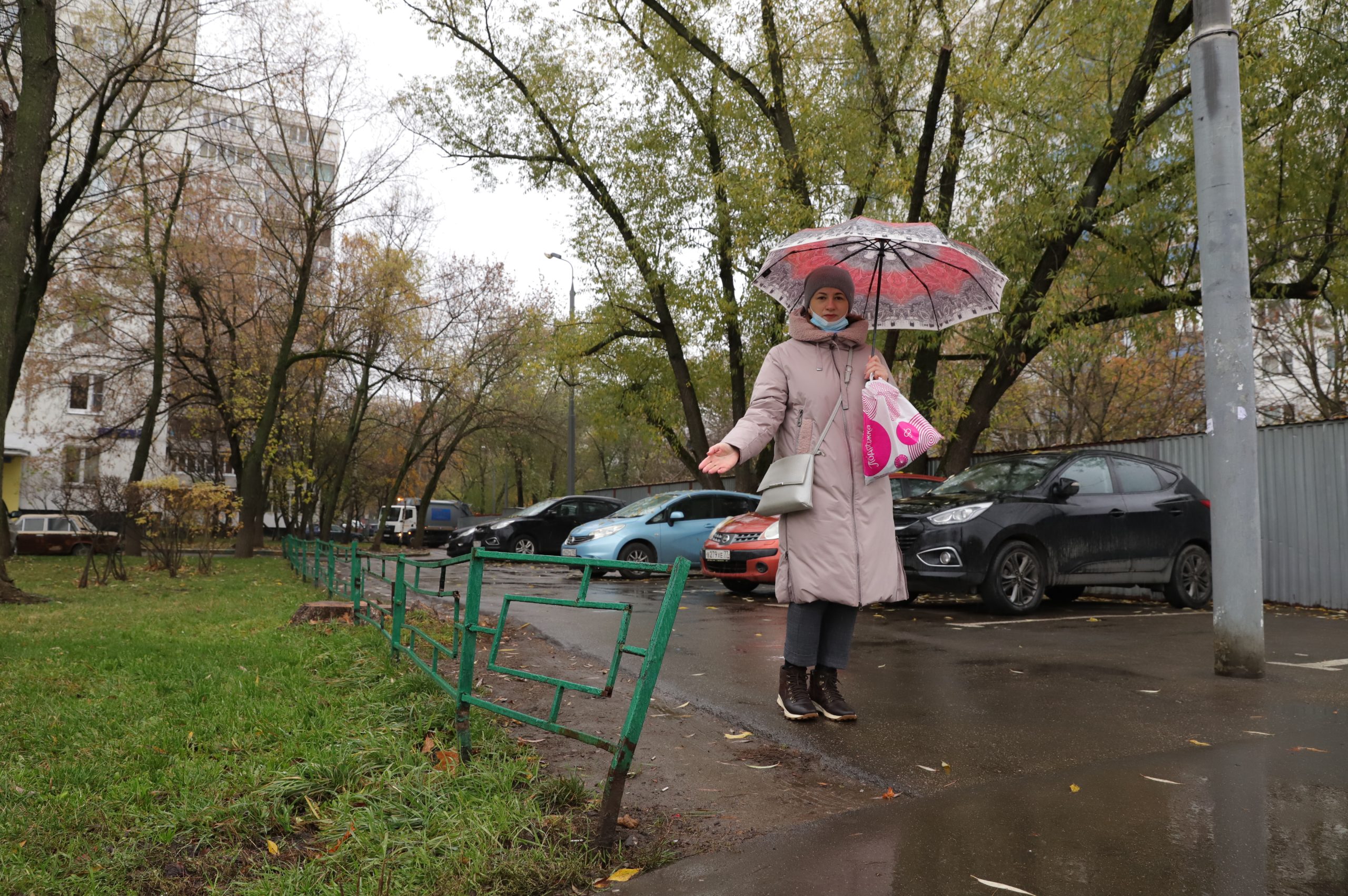 Ограждение починили