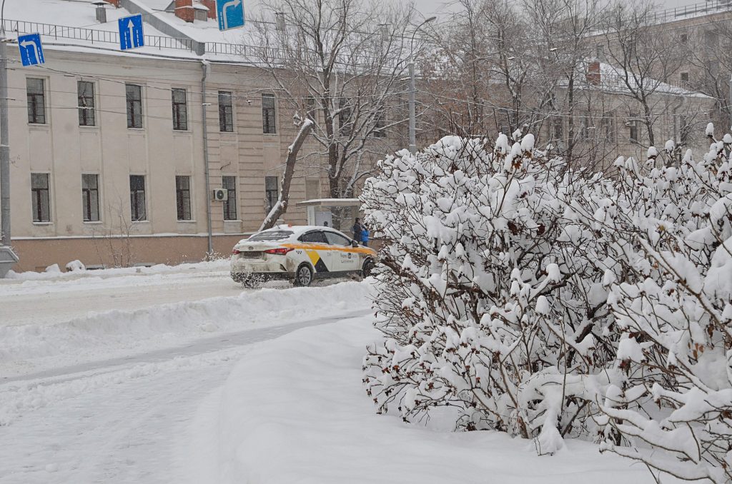 Синоптики спрогнозировали мокрый снег в столице. Фото: Анна Быкова, «Вечерняя Москва»
