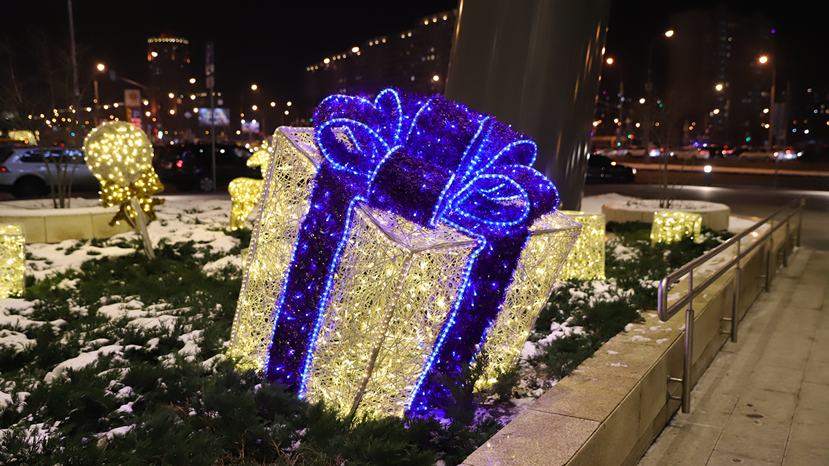 Световые декоративные конструкции появятся к Новому году в столице