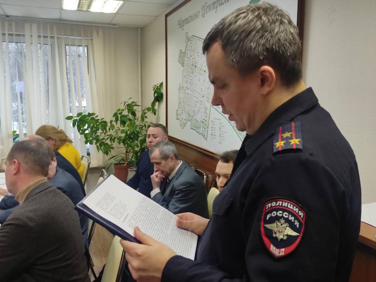 Члены Общественного совета при УВД по ЮАО приняли участие в проведении отчетов начальников районных ОМВД УВД юга столицы