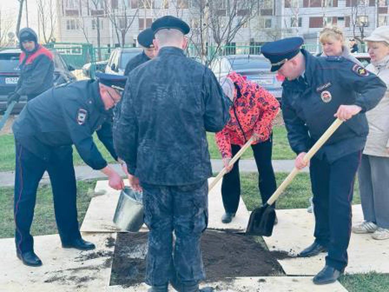 На юге столицы в ходе акции «Сад Памяти» высадили саженцы берёз