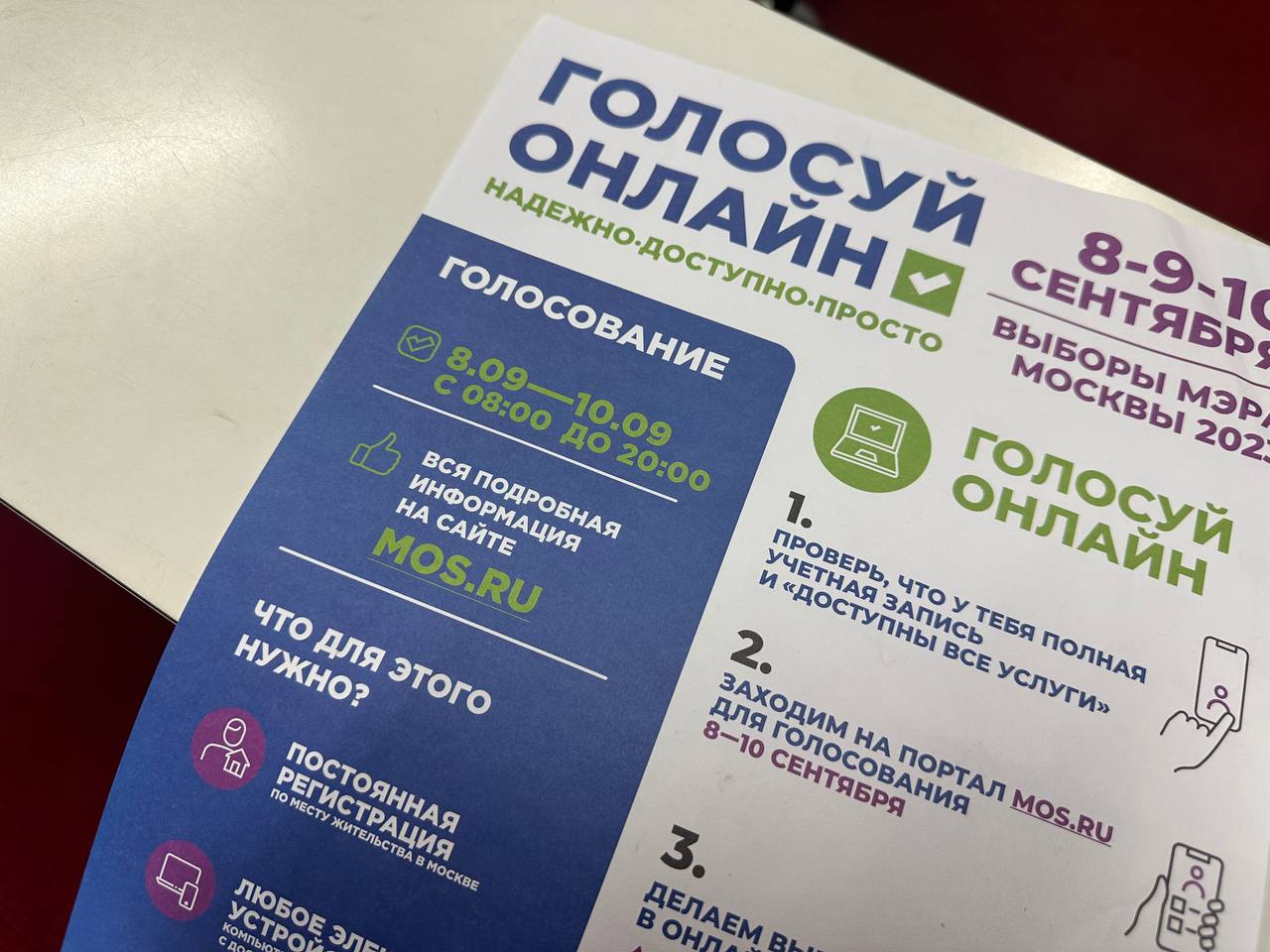 Тестовое голосование перед выборами пройдет в Москве 25 августа