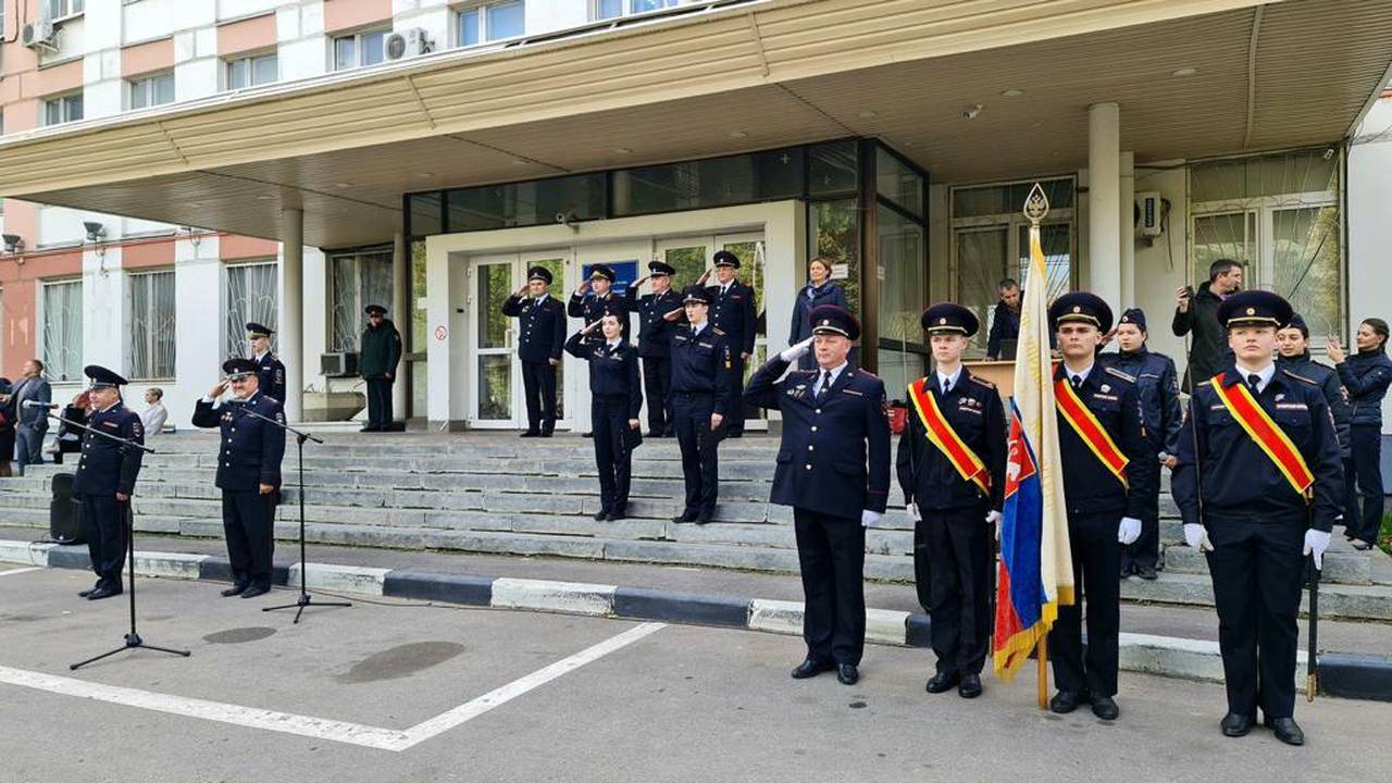 Член Общественного совета при УВД по ЮАО Лилиана Воронцова приняла участие в торжественной церемонии посвящения «Клятва курсанта»