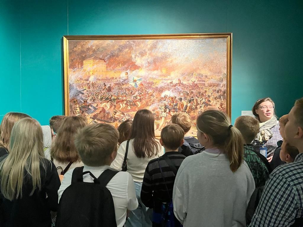 Музей-панораму «Бородинская битва» посетили ученики школы №1375