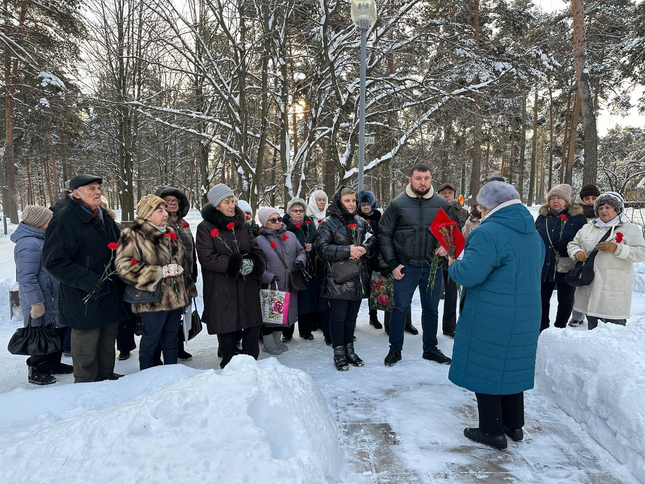 Памятную акцию организовали в парке «Сосенки»