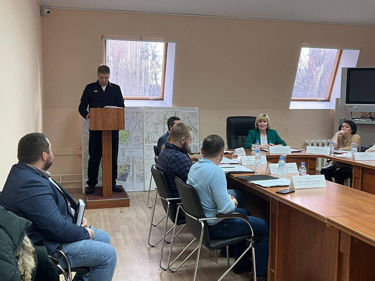 Член Общественного совета при УВД по ЮАО Иван Копылов принял участие в отчете руководителя территориального отдела полиции перед депутатами муниципального собрания