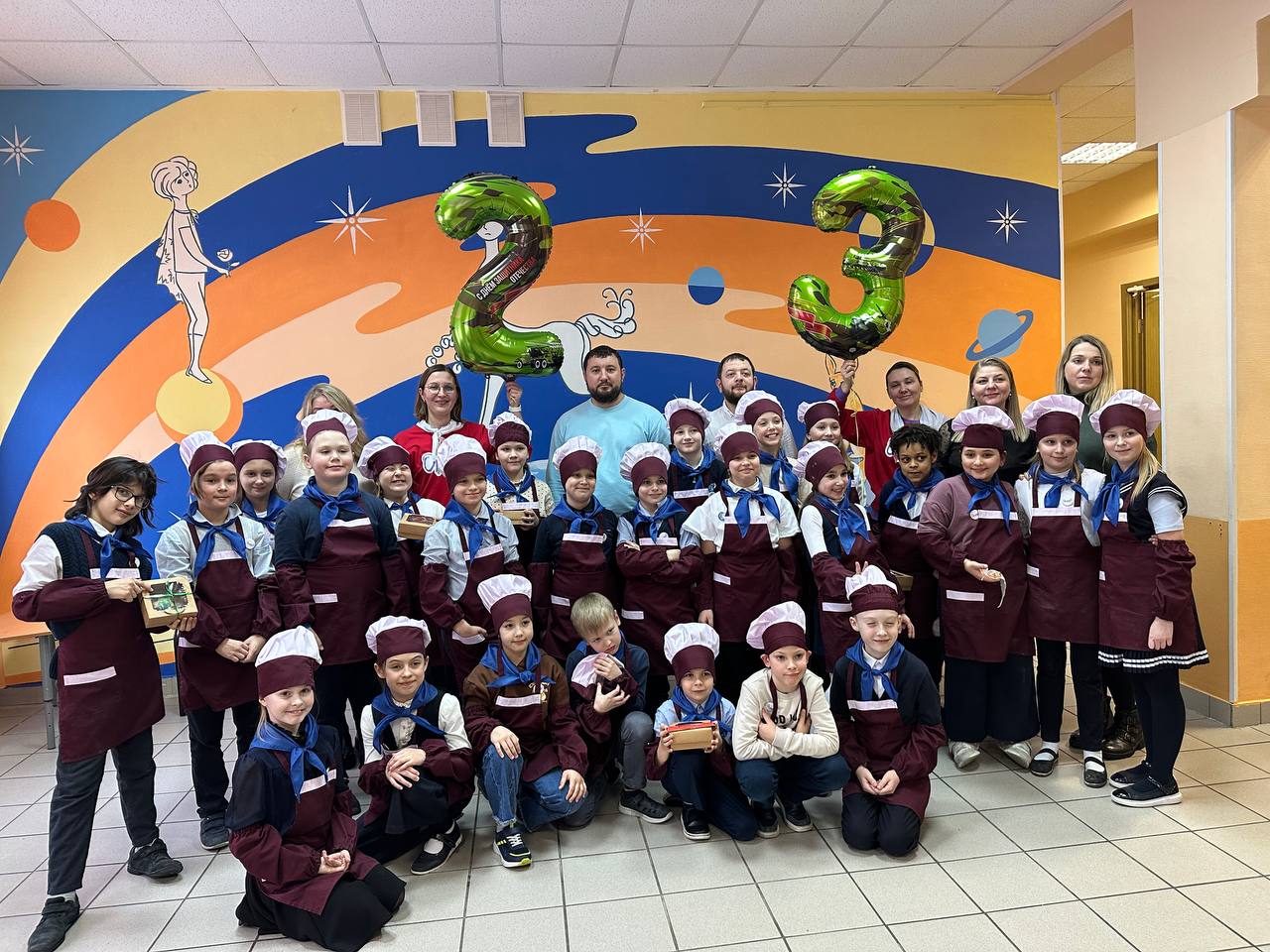 Дмитрий Хлестов провел мастер-класс для детей в школе №1466