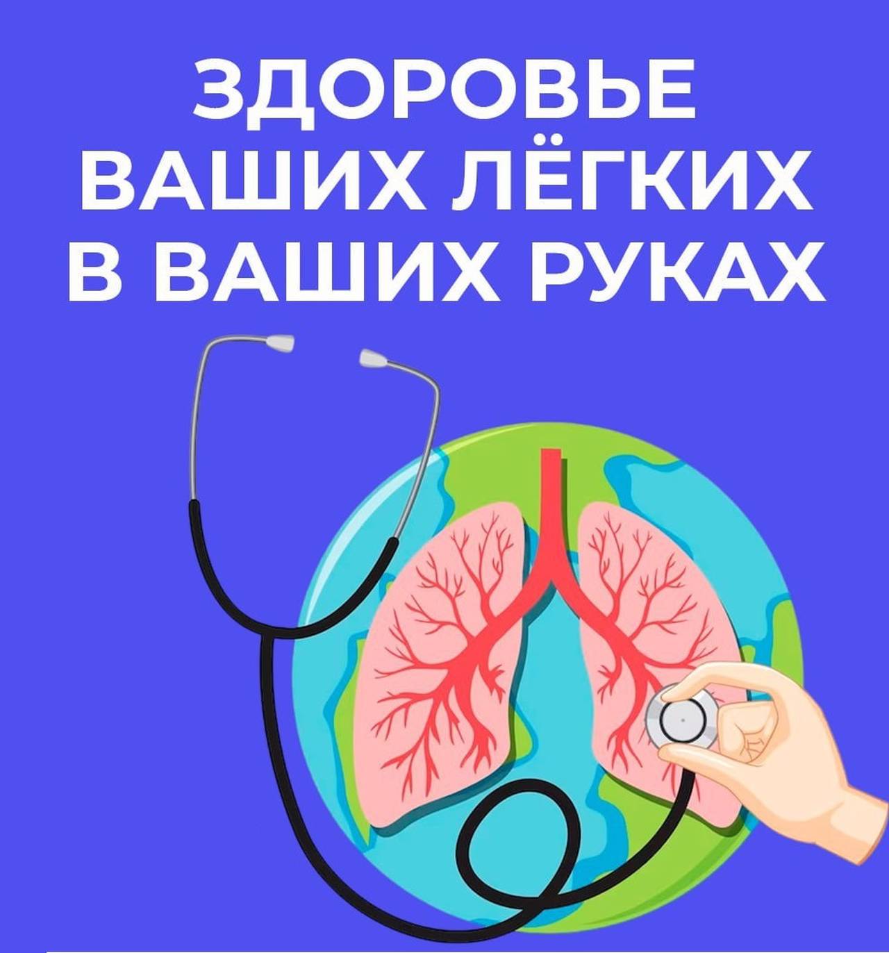 С 6 по 12 мая проходит Неделя здоровья легких, приуроченная к Всемирному дню борьбы с астмой