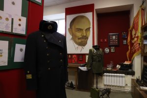 27 июня. Раздел музея посвященный образцам военной формы Красной и Советской армий