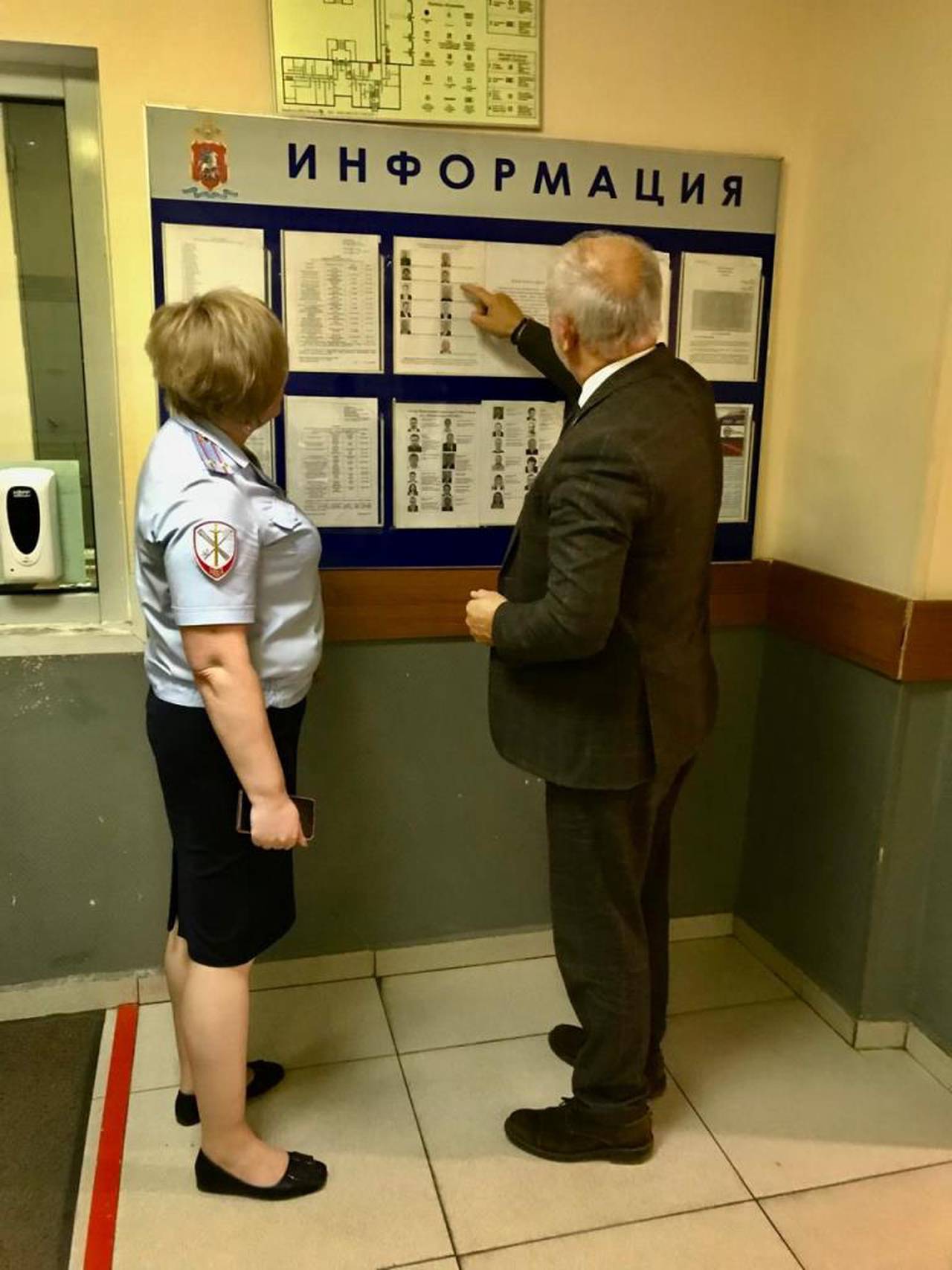 В рамках акции «Гражданский мониторинг» председатель Общественного совета при УВД по ЮАО ГУ МВД России по г. Москве Харис Ильясов посетил отдел полиции