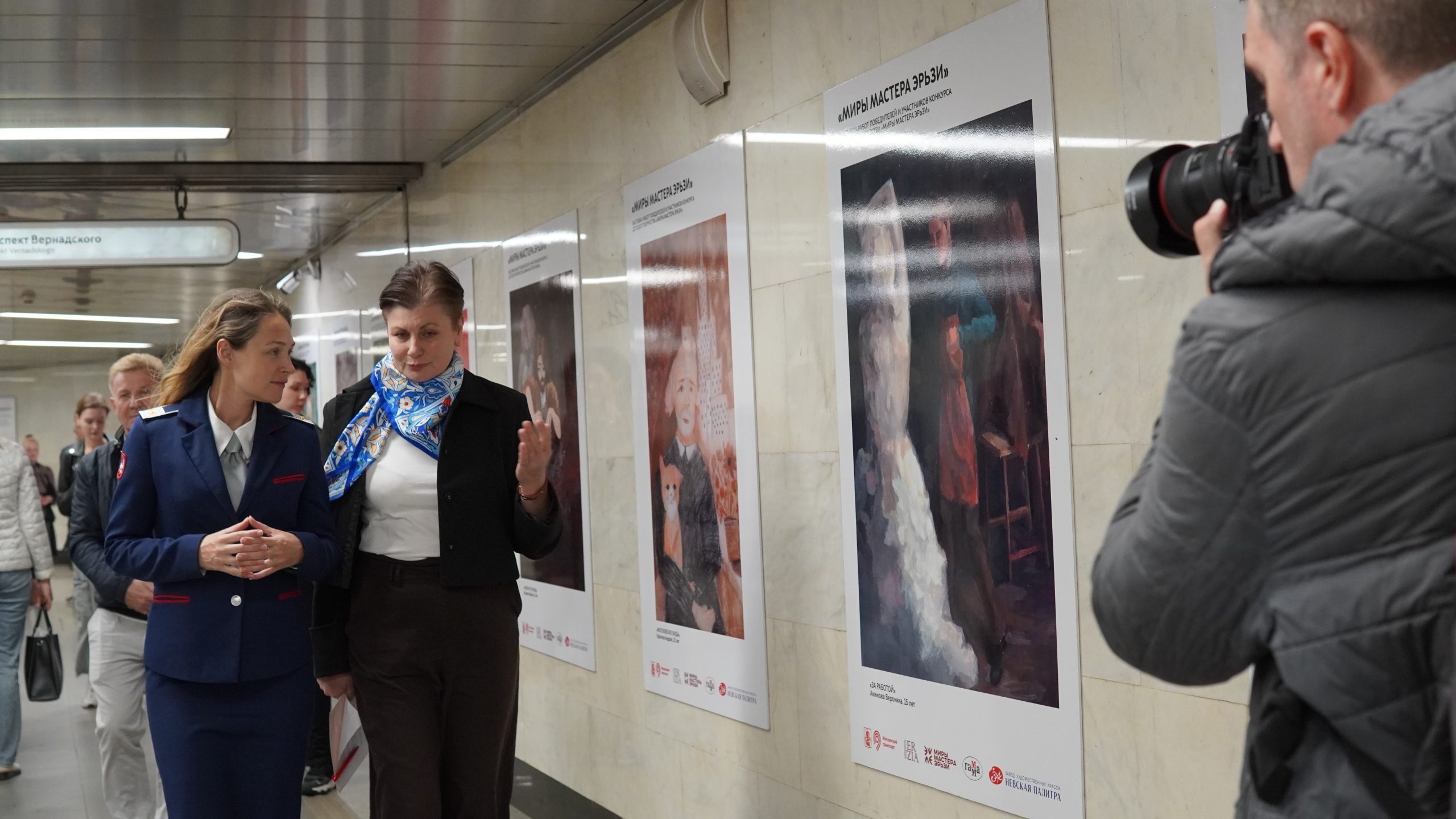 Миры мастера Эрьзи: горожан пригласили посетить выставку фотографий в метрополитене