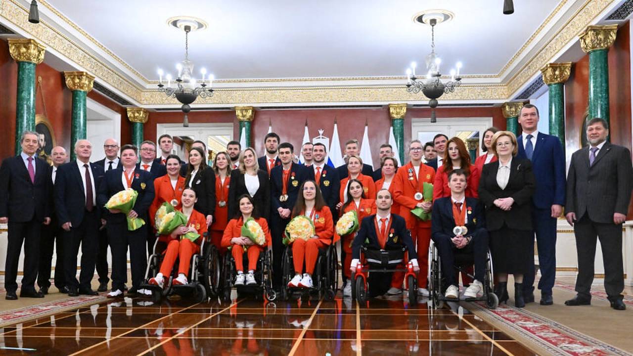 Паралимпийцев «Юности Москвы» наградили в Кремле