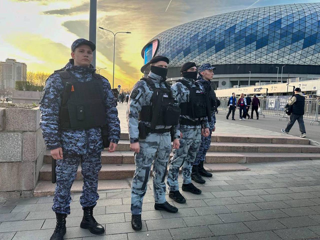 Росгвардейцы обеспечили безопасность  матча РПЛ в Москве