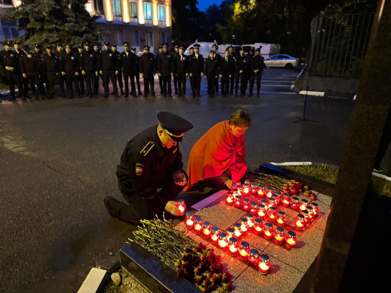 Свет вечной памяти: в УВД по ЮАО прошла акция, посвящённая началу Великой Отечественной войны