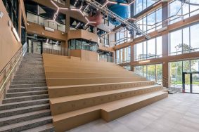 С начала года за счет городского бюджета в столице построили и реконструировали 14 объектов образования. Фото: пресс-служба Департамента гражданского строительства города Москвы