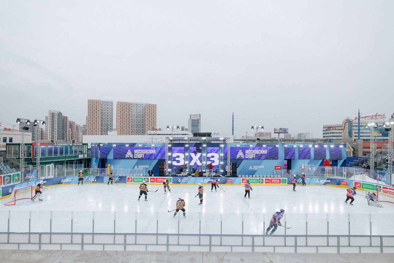Открыта регистрация на Кубок московского спорта по хоккею три на три среди любителей