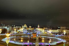 Он одновременно вмещает около 5 тысяч гостей. Фото: Геор Габараев