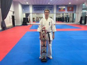 Чемпион мира по каратэ киокушинкай Даниил Фомин. Кубок победителя Чемпионата мира по каратэ киокушинкай. Московский центр боевых искусств. Фото: Геор Габараев, «Вечерняя Москва»