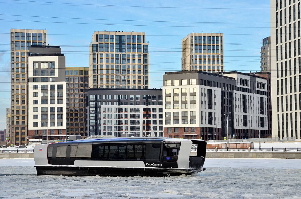 В сильные морозы круглогодичные речные маршруты продолжают свою работу. Фото: Анна Быкова, «Вечерняя Москва»