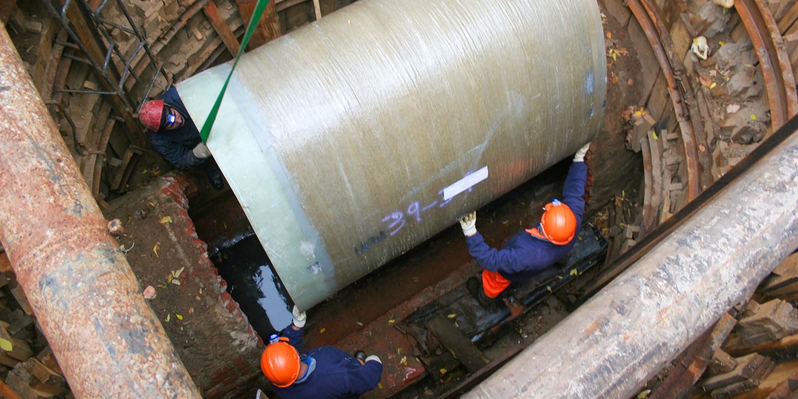 Реконструкция магистралей водоотведения завершилась в «Коломенском»