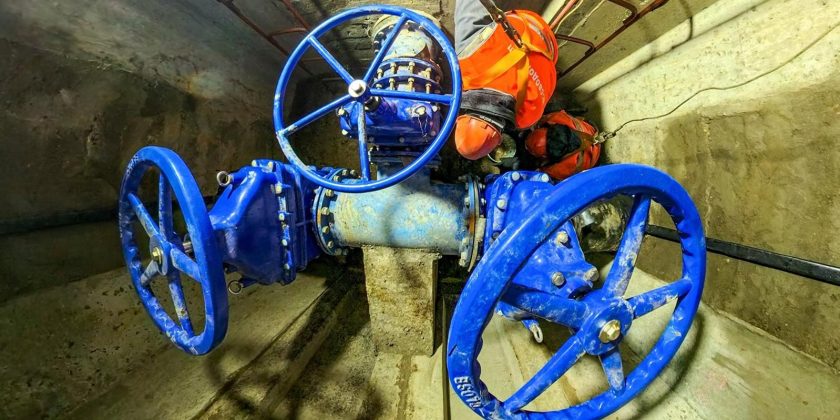 Для реализации строительных работ представители АО «Мосводоканал» используют отечественные материалы.Фото: пресс-служба комплекса городского хозяйства Москвы